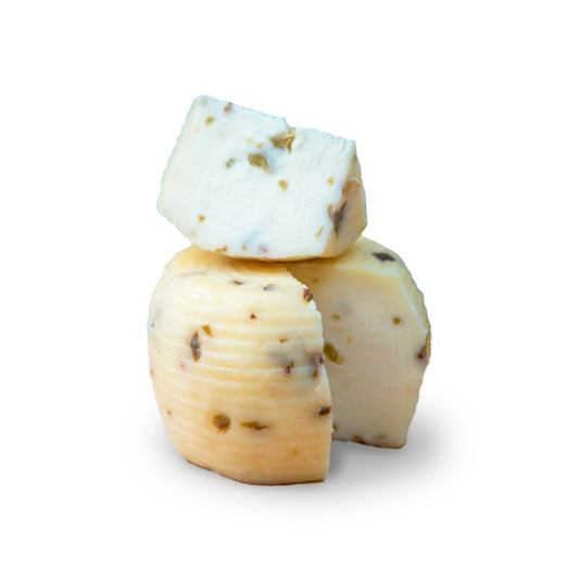 Caciottina olive e peperoncino