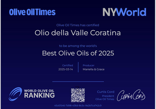 Olio della Valle - Coratina - Extra Virgin Olive OIl