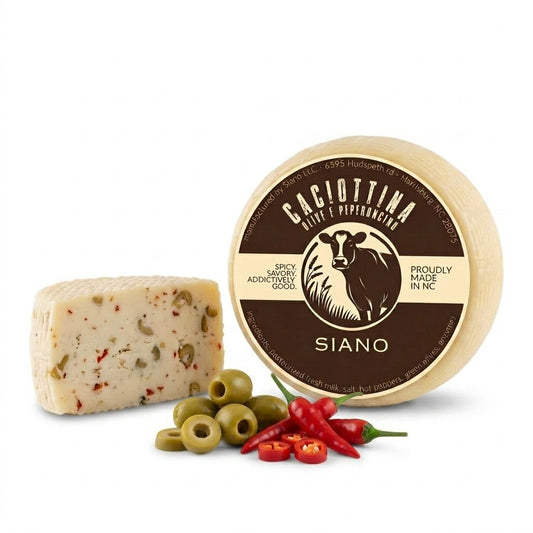Caciottina olive e peperoncino