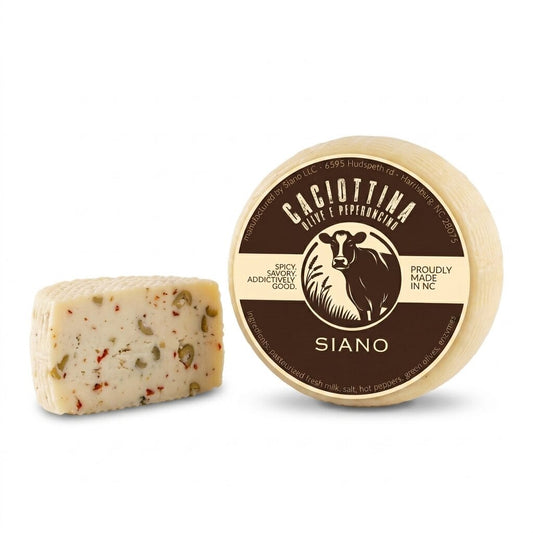 Caciottina olive e peperoncino